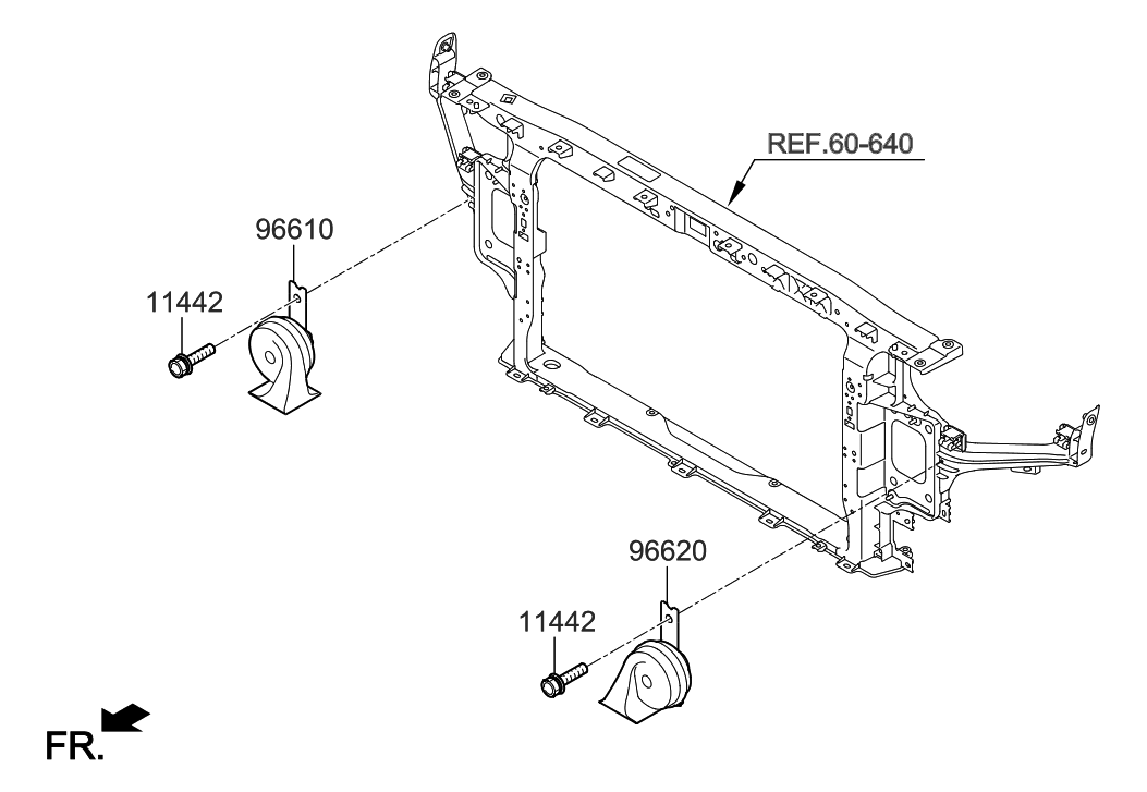 2018 Hyundai Elantra GT Horn Hyundai Parts Deal