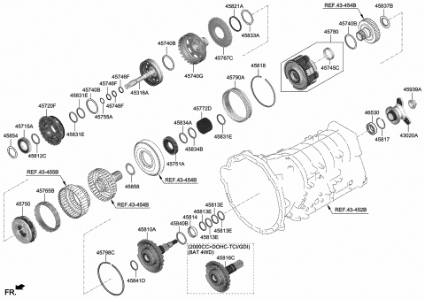 Genuine Hyundai 45832-4E000 Thrust Bearing