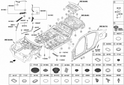 2019 Hyundai Genesis G70 Plug Diagram for 17313-09000