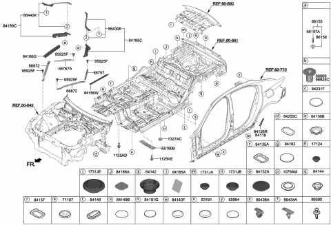 Genuine Hyundai 84134-2E000 Cowl Insulator Genuine Hyundai 84134-2E000 Cowl Insulator