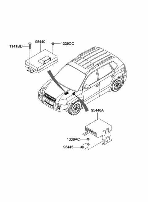 Genuine Hyundai 95447-39982 Electronic Control Unit Genuine Hyundai 95447-39982 Electronic Control Unit