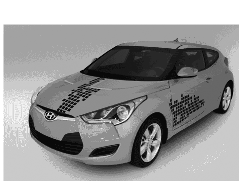 2013 Hyundai Veloster Body Graphics Diagram 3