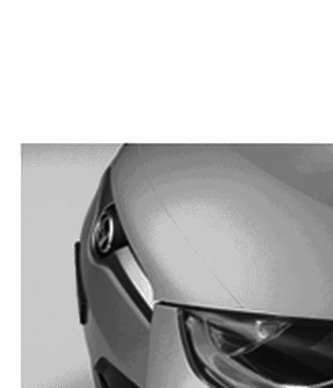 2013 Hyundai Veloster Hood Protector, Clear Film Diagram 1