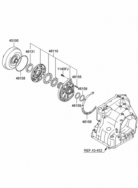 Genuine Hyundai 45294-23115 Seal Ring Genuine Hyundai 45294-23115 Seal Ring