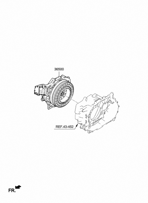 Genuine Hyundai 45688-36500 Transaxle Sleeve 