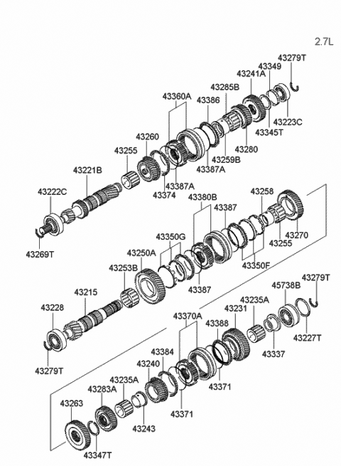 Genuine Hyundai 43345-39911 Snap Ring Genuine Hyundai 43345-39911 Snap Ring