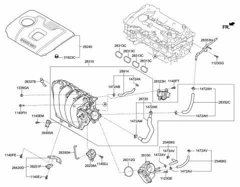 Intake Manifold - 2019 Hyundai Veloster