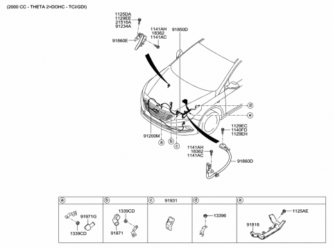 Miscellaneous Wiring - 2017 Hyundai Sonata