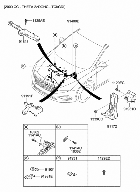 Control Wiring - 2015 Hyundai Sonata