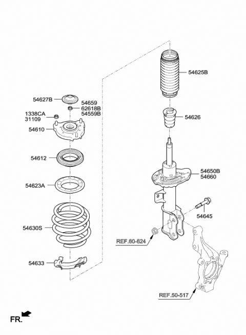 2020 Hyundai Palisade Valve-Exhaust Diagram for 22212-3C800