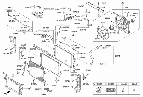 2017 Hyundai Ioniq Screw-Tapping Diagram for 25235-3K016