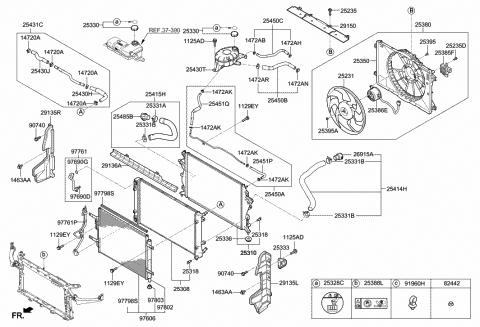 2017 Hyundai Ioniq Clamp-Hose Diagram for 14720-21006-S