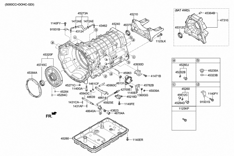 Auto Transmission Case - 2020 Hyundai Genesis G80