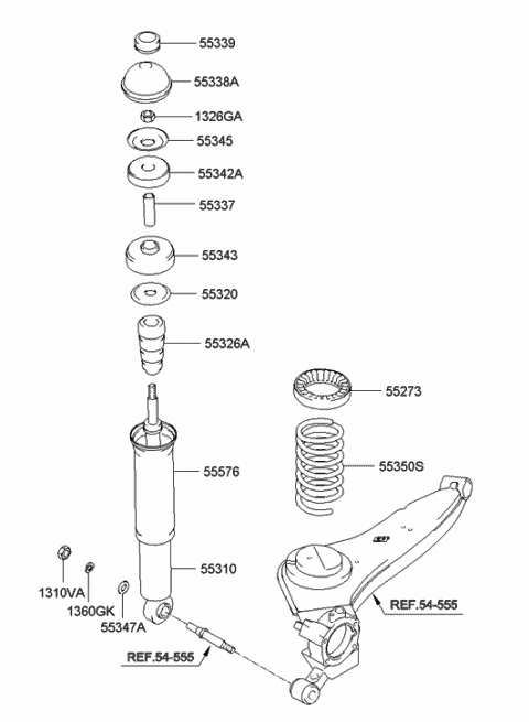 Genuine Hyundai 84139-26000 Sub Frame Stay Right Rear Genuine Hyundai 84139-26000 Sub Frame Stay Right Rear