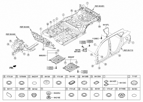 2018 Hyundai Tucson Plug-Seal Diagram for 0K2A1-56970