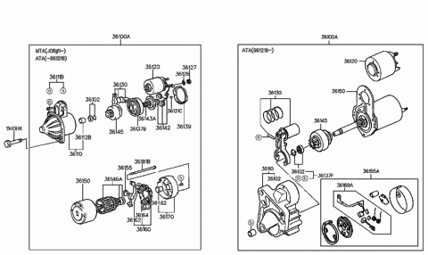 Starter - 1997 Hyundai Tiburon