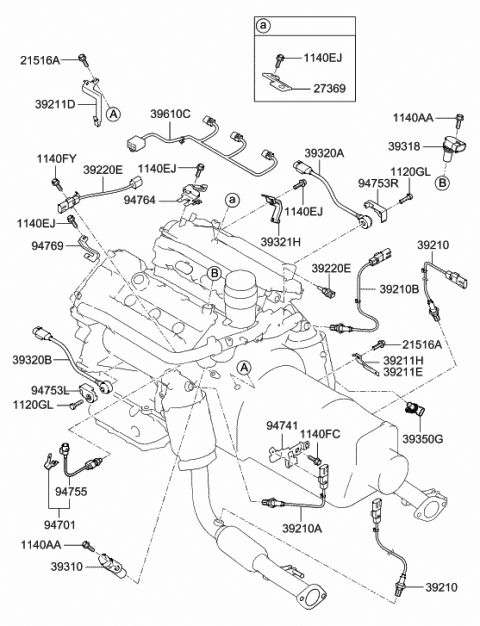Genuine Hyundai 39150-3CAA0 IDB Bracket Genuine Hyundai 39150-3CAA0 IDB Bracket
