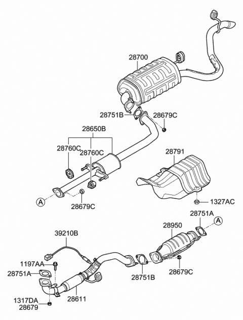 thumbnail image 2 of Front Engine Flex Pipe For Hyundai Elantra 2.0L (2006-2010) – CA Emissions, Bolt-On 2 of 5