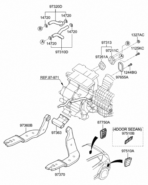 Genuine Hyundai 31458-25500 Vent Hose Genuine Hyundai 31458-25500 Vent Hose