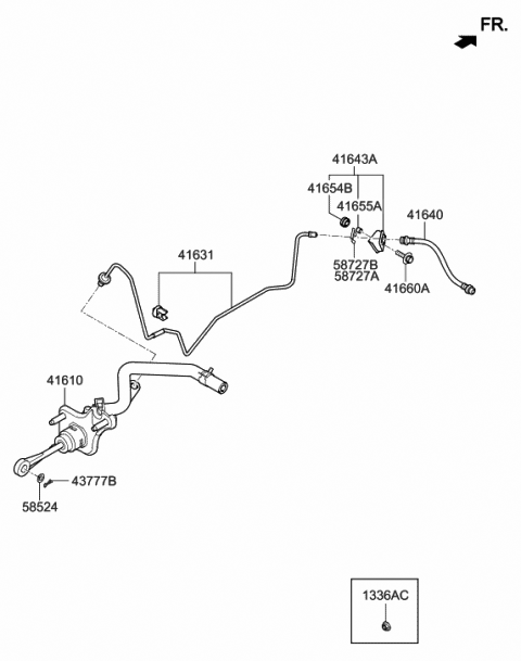 hyundai accent clutch master cylinder price