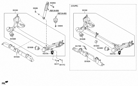2014 Hyundai Elantra Rear Suspension Control Arm Diagram