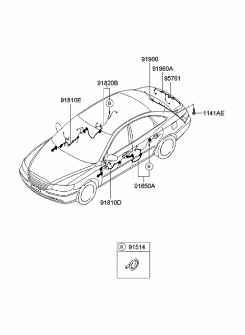 Miscellaneous Wiring - 2007 Hyundai Azera