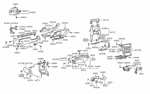 1994 Hyundai Sonata Screw-Machine Diagram for 12203-04123