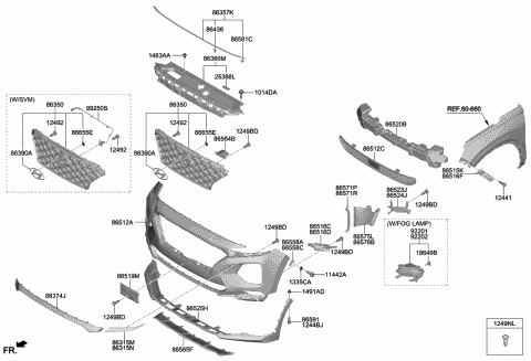 2020 Hyundai Santa Fe Bolt-FLANGE, TAPER Diagram for 11441-06207-K