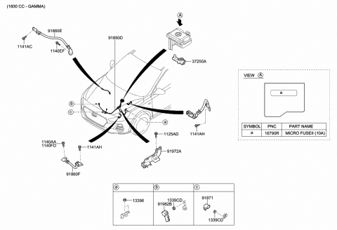 Miscellaneous Wiring - 2019 Hyundai Elantra GT