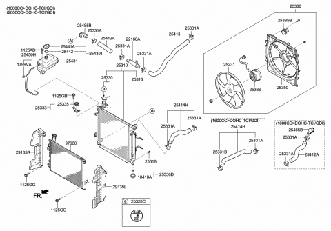 Engine Cooling System - 2019 Hyundai Sonata