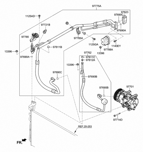 Genuine Hyundai 97626-2M000 Expansion Valve Genuine Hyundai 97626-2M000 Expansion Valve