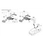 Diagram for Hyundai Ioniq Brake Pad Set - 58101-G2A00