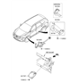 Diagram for Hyundai Light Control Module - 92170-B8500