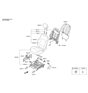 Diagram for Hyundai Seat Cover - 88460-B8020-R4X