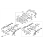 Diagram for Hyundai Floor Pan - 65512-B8000
