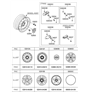 Diagram for Hyundai Lug Nuts - 52950-24000