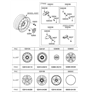 Diagram for Hyundai Lug Nuts - 52950-M1000