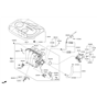 Diagram for Hyundai Crankcase Breather Hose - 26720-2G751