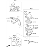 Diagram for Hyundai Air Filter - 28113-2S000