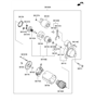 Diagram for Hyundai Starter Drive Gear - 36140-2E121
