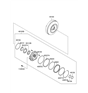 Diagram for Hyundai Torque Converter - 45100-3BHM0