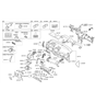 Diagram for Hyundai Tucson Steering Column Cover - 84852-2S100-MBS