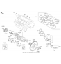 Diagram for Hyundai Crankshaft Gear - 23122-3L100