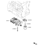 Diagram for Hyundai Veloster Oil Filter - 26300-35505