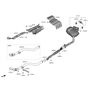 Diagram for Hyundai Catalytic Converter Gasket - 28751-D4350