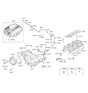 Diagram for Hyundai Throttle Body Gasket - 35101-3L000