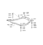 Diagram for Hyundai Front Cross-Member - 62405-39003