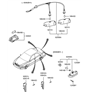 Diagram for Hyundai Sonata Light Socket - 92550-25000