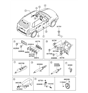 Diagram for Hyundai Mirror Switch - 93710-2E001-CA