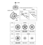 Diagram for Hyundai Tucson Spare Wheel - 52910-2E200